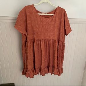 Entro Ruffled Babydoll Top